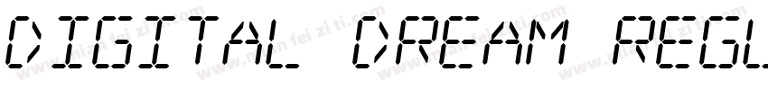 Digital Dream Regular字体转换